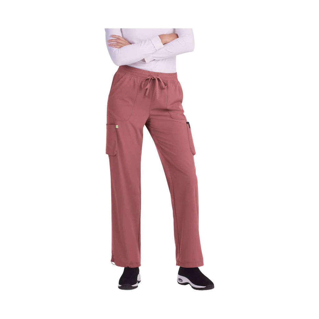 Koi Women's Dunia Scrub Pant - Rosewood - Lenny's Shoe & Apparel