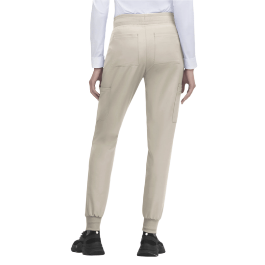 Koi Women's Pulse Scrub Jogger Pant - Khaki - Lenny's Shoe & Apparel