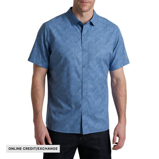 Kuhl Men's Breeze Short Sleeve - River Blue - ONLINE CREDIT/EXCHANGE - Lenny's Shoe & Apparel