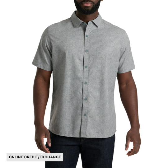 Kuhl Men's Breeze Short Sleeve - Titanium - ONLINE CREDIT/EXCHANGE - Lenny's Shoe & Apparel