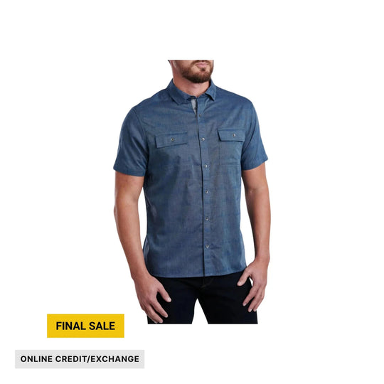 Kuhl Men's Thrive Short Sleeve - Blue Cove - ONLINE CREDIT/EXCHANGE - Lenny's Shoe & Apparel