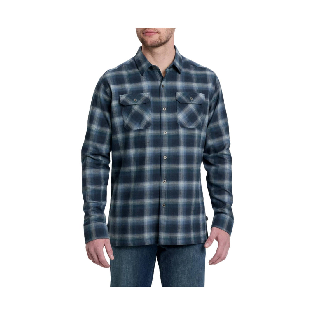Kuhl Men's Dillingr Flannel - Blue Creek - Lenny's Shoe & Apparel
