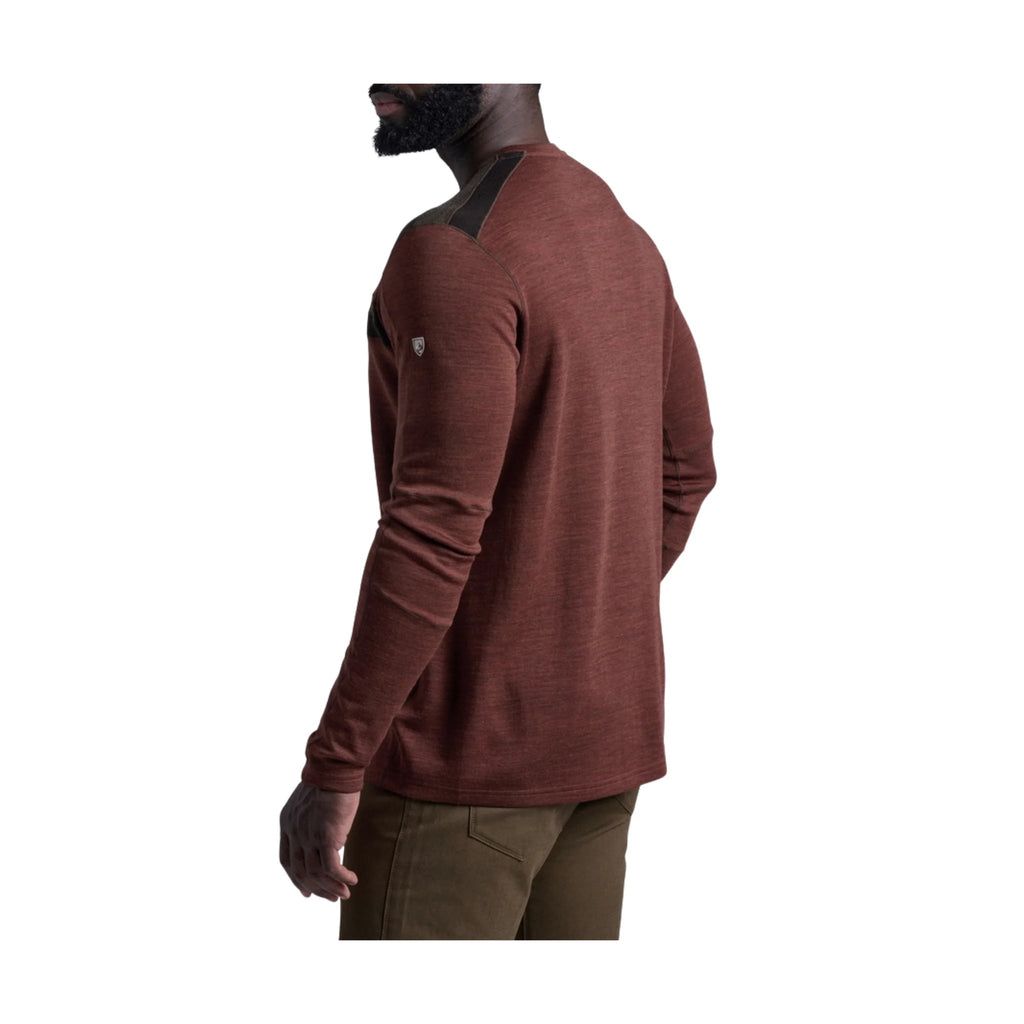 Kuhl Men's Downhill Racr Merino Crew - Rustic Brick - Lenny's Shoe & Apparel