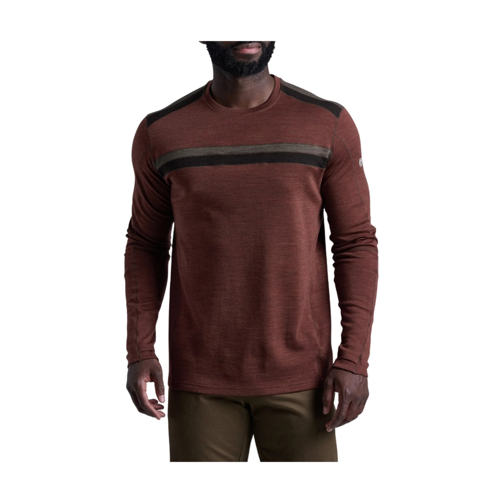 Kuhl Men's Downhill Racr Merino Crew - Rustic Brick - Lenny's Shoe & Apparel