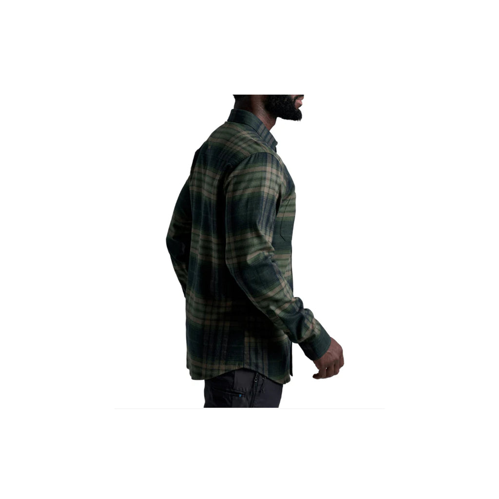 Kuhl Men's Fugitive Flannel Long Sleeve - Dark Forest - Lenny's Shoe & Apparel