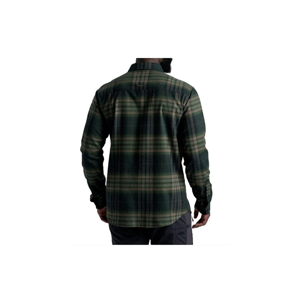 Kuhl Men's Fugitive Flannel Long Sleeve - Dark Forest - Lenny's Shoe & Apparel