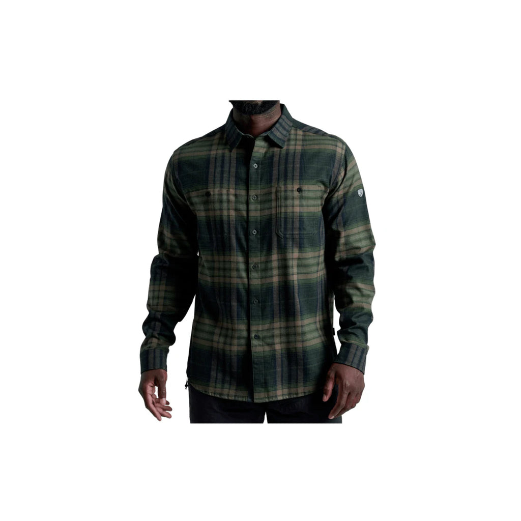Kuhl Men's Fugitive Flannel Long Sleeve - Dark Forest - Lenny's Shoe & Apparel