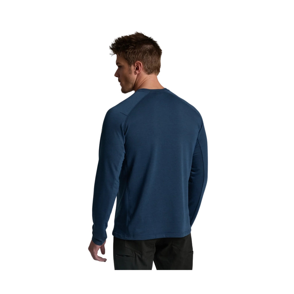Kuhl Men's Influx Long Sleeve Crew - Blue Ink - Lenny's Shoe & Apparel