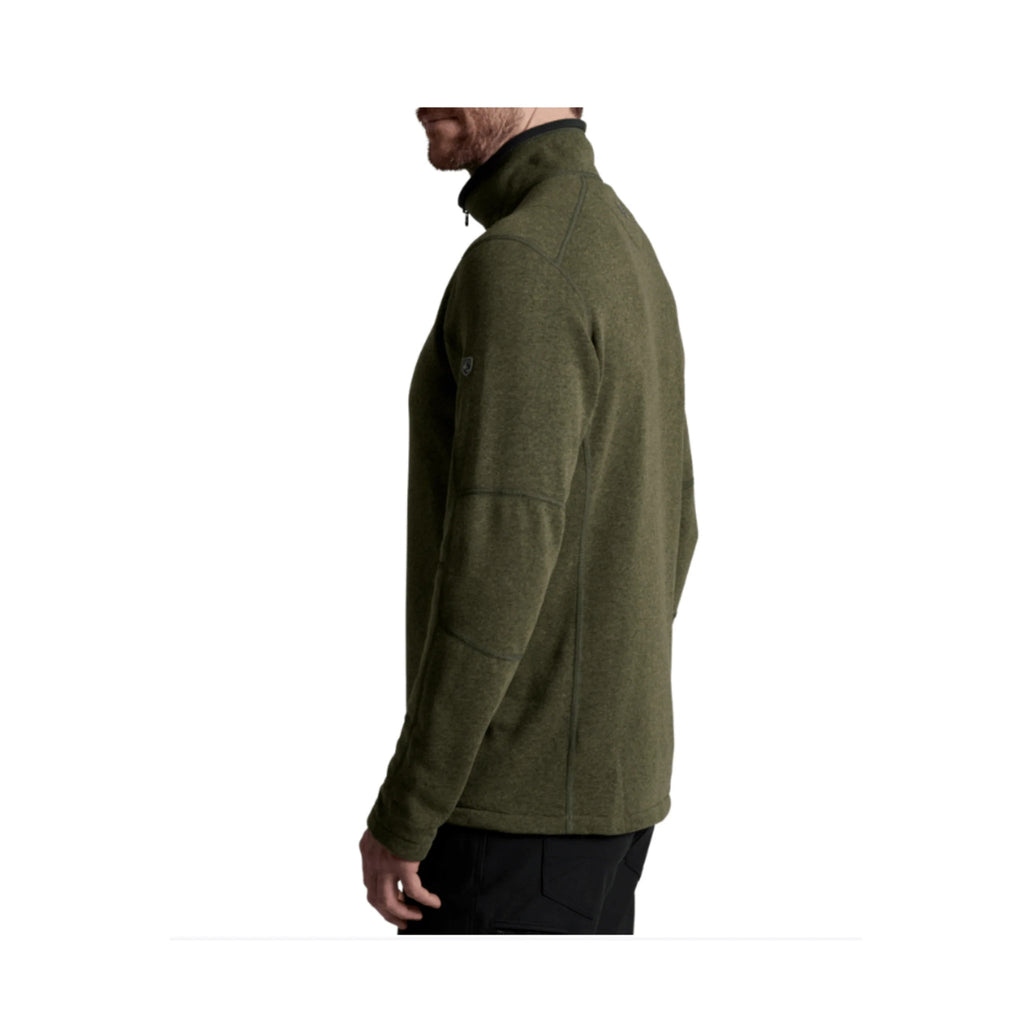 Kuhl Men's Revel Quarter Zip Sweater - Moss Stone - Lenny's Shoe & Apparel