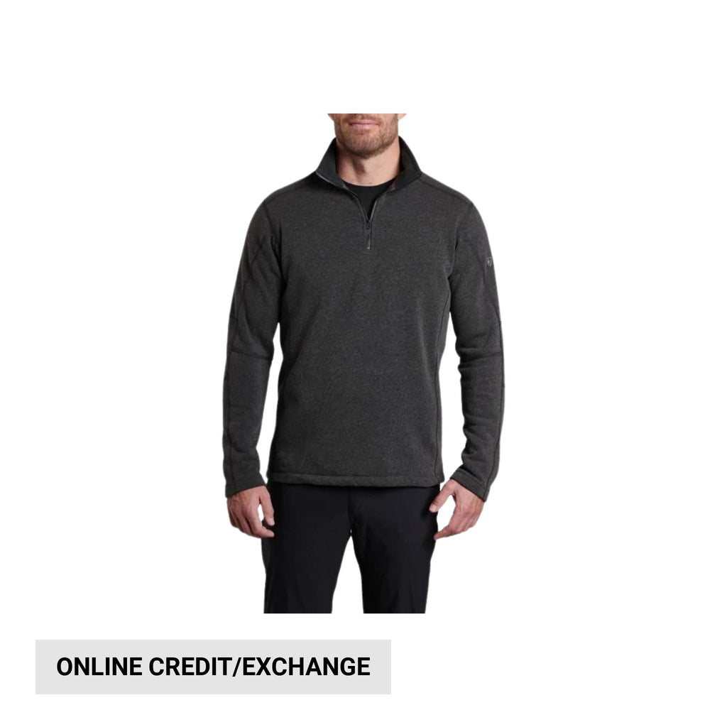 Kuhl Men's Revel Quarter Zip Sweater - Steel - Lenny's Shoe & Apparel