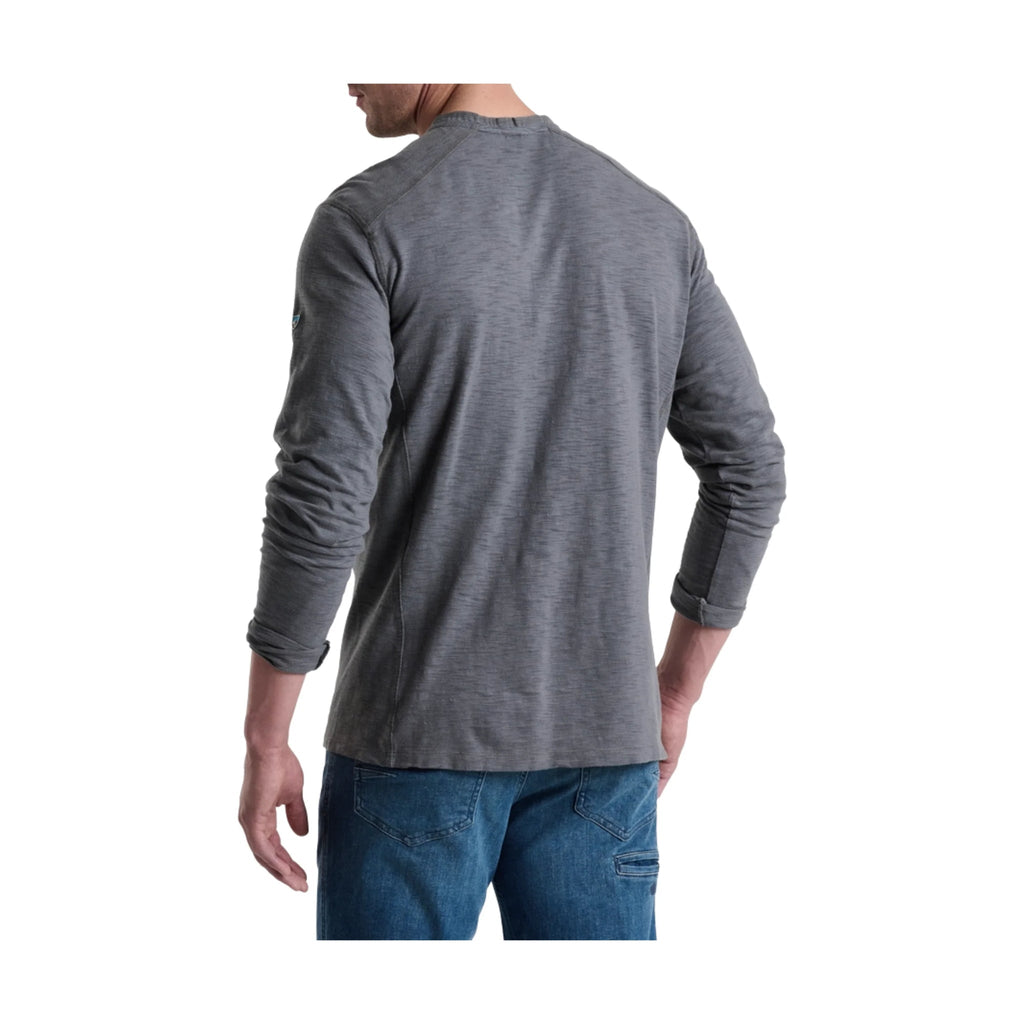 Kuhl Men's Rukus Henley - Charcoal Blue - Lenny's Shoe & Apparel