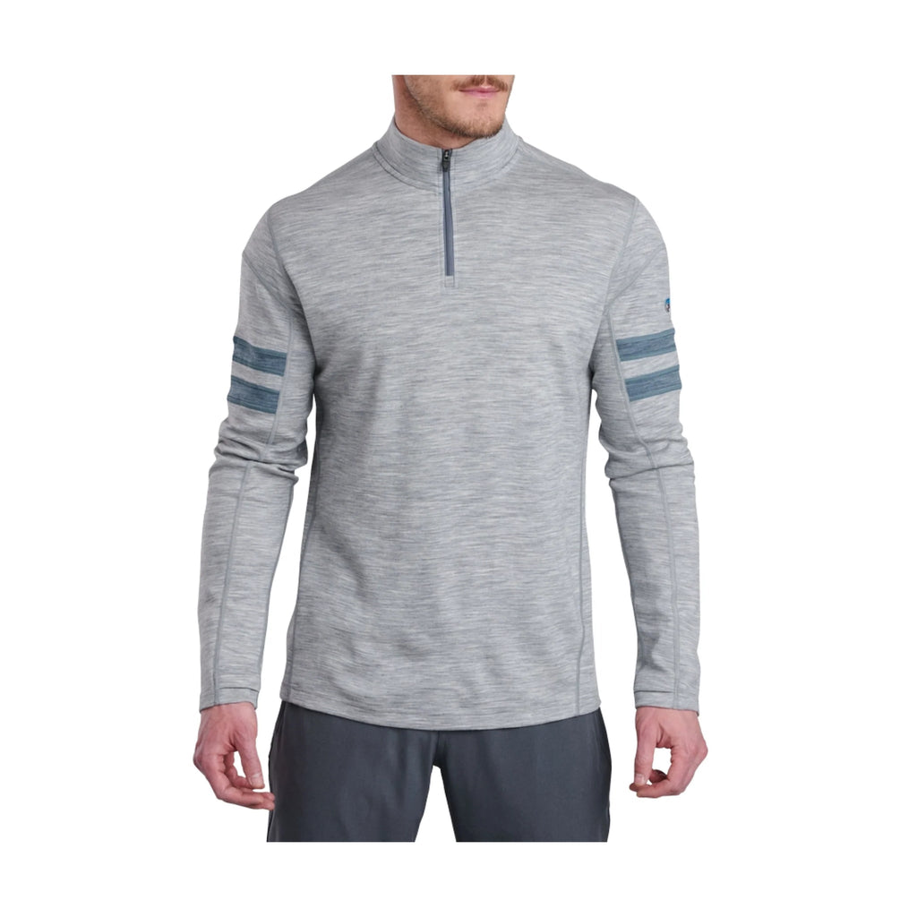 Kuhl Men's Team Merino Quarter Zip - Ash - Lenny's Shoe & Apparel
