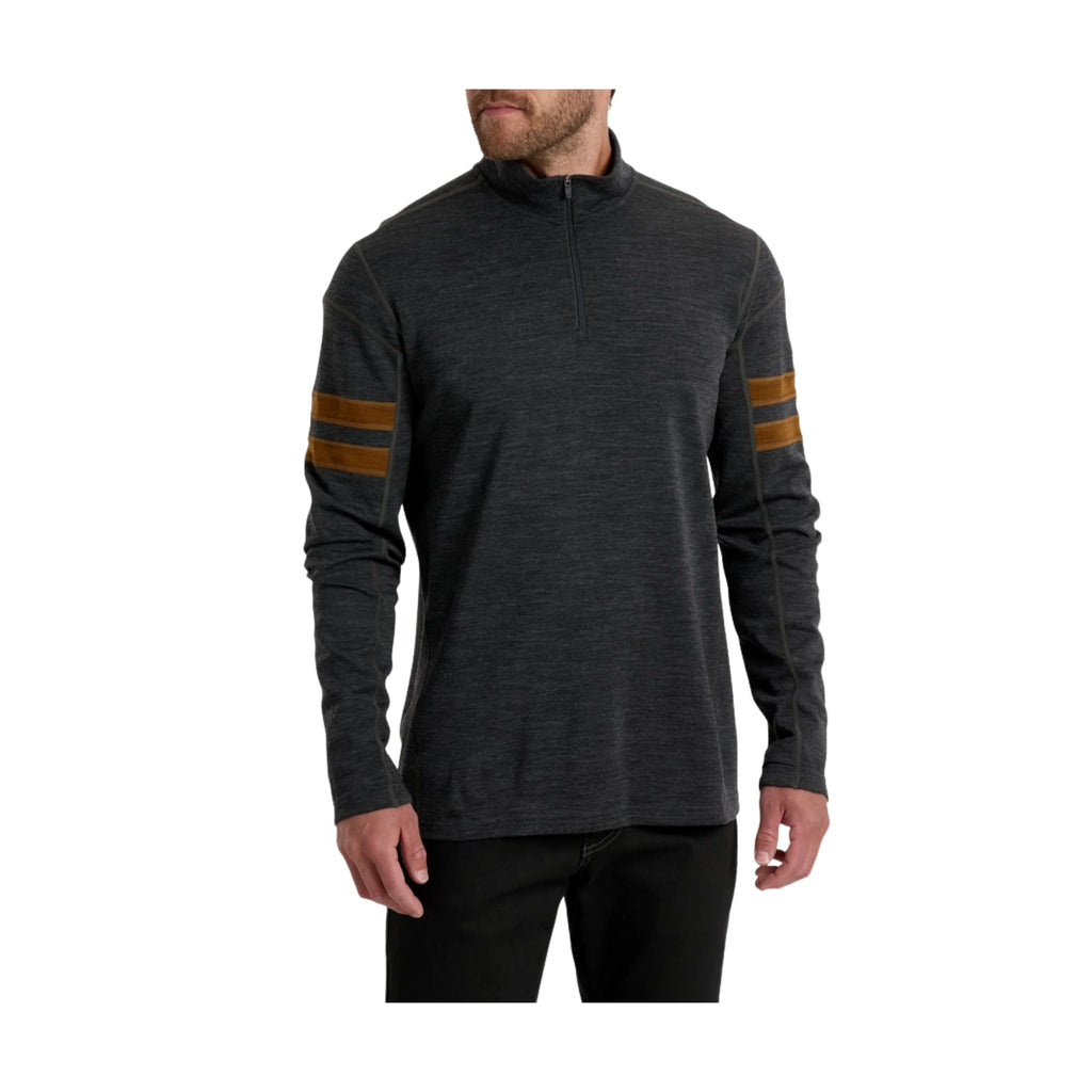 Kuhl Men's Team Merino Quarter Zip - Cast Iron - Lenny's Shoe & Apparel