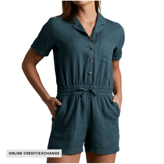 Kuhl Women's Fresco Romper - Night Sky - ONLINE CREDIT/EXCHANGE - Lenny's Shoe & Apparel