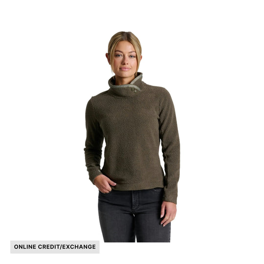 Kuhl Women's Hygge Snap Pullover - Vine - ONLINE CREDIT/EXCHANGE - Lenny's Shoe & Apparel