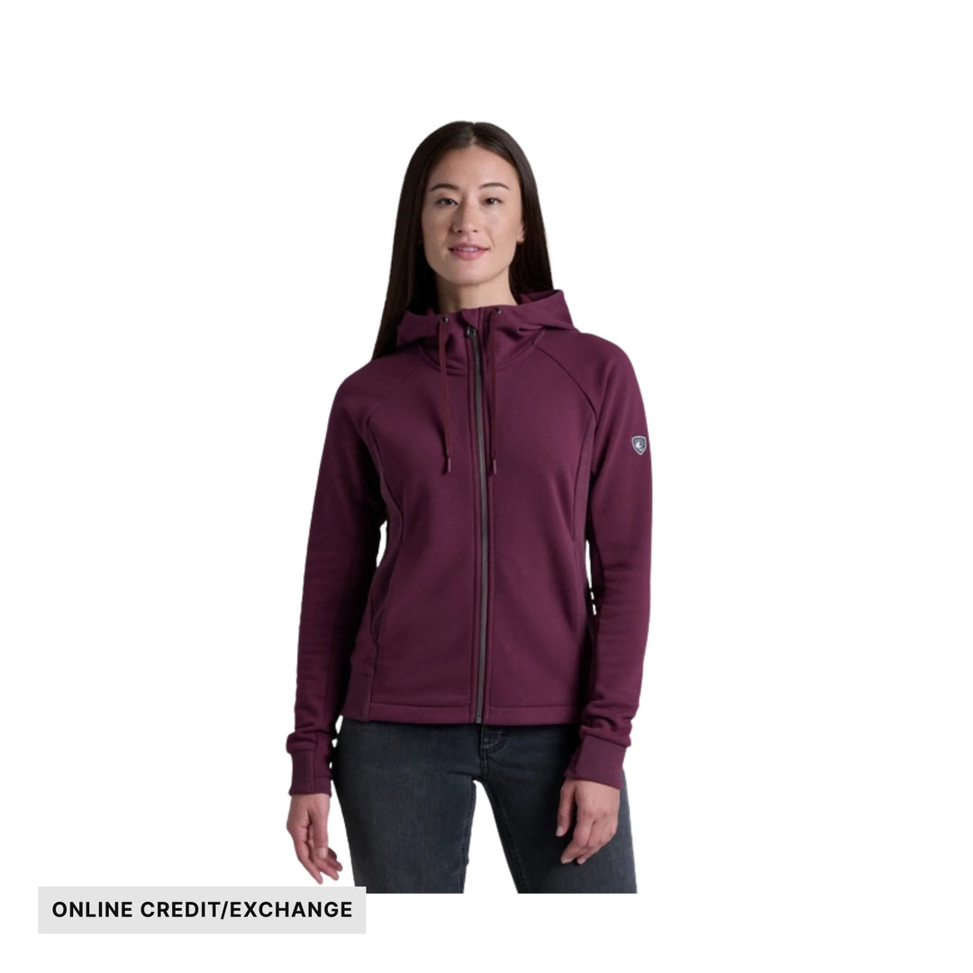 Kuhl Women's Karisma Full Zip Hoody - Winter Berry - ONLINE CREDIT/EXCHANGE - Lenny's Shoe & Apparel