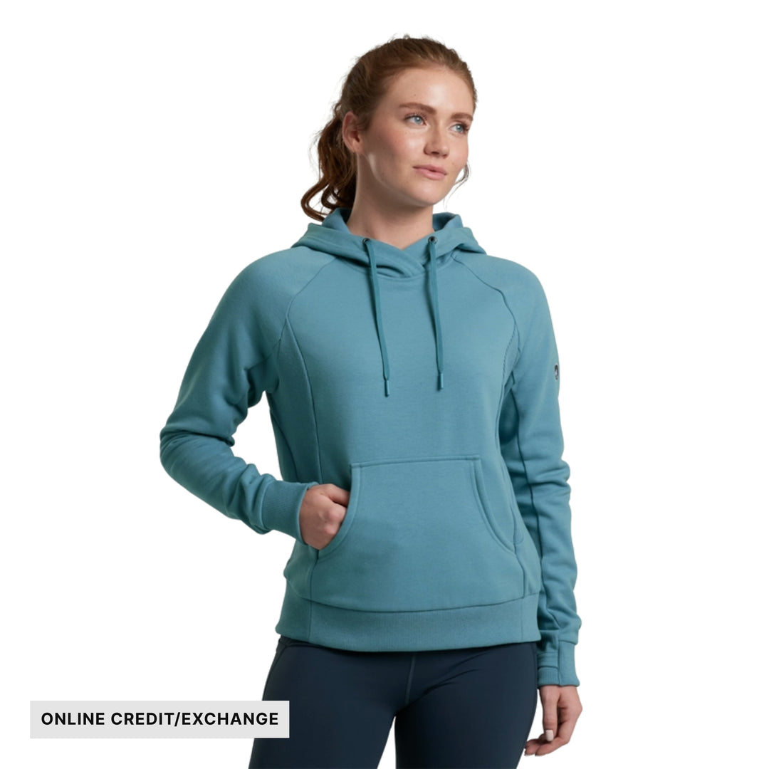 Kuhl Women's Karisma Pullover Hoody - Alpine Lake - ONLINE CREDIT/EXCHANGE - Lenny's Shoe & Apparel