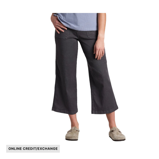 Kuhl Women's Seaboard Wide Leg Crop Pant - Pavement - ONLINE CREDIT/EXCHANGE - Lenny's Shoe & Apparel