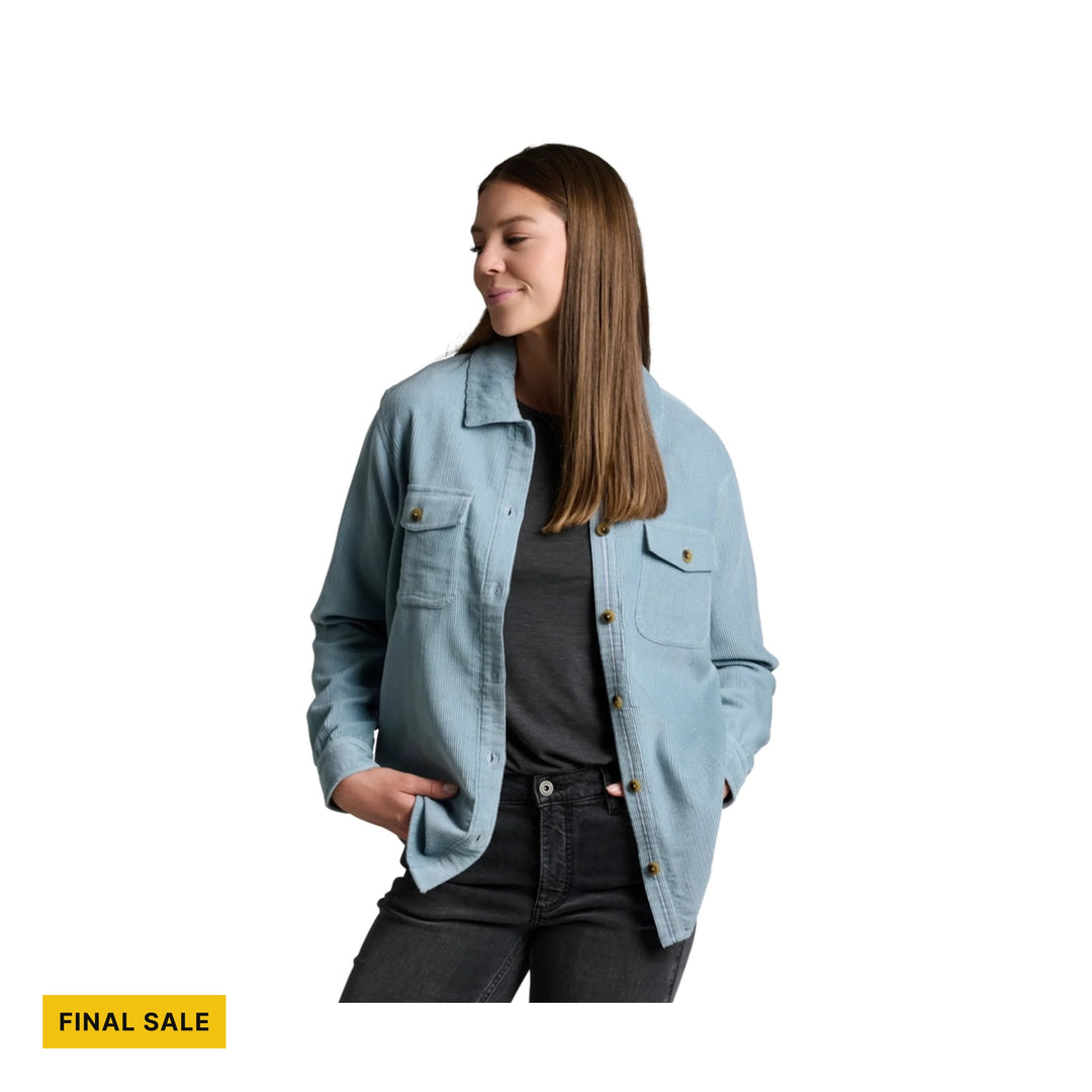 Kuhl Women's Tallula Cord Shirt - Winter Sky - FINAL SALE - Lenny's Shoe & Apparel