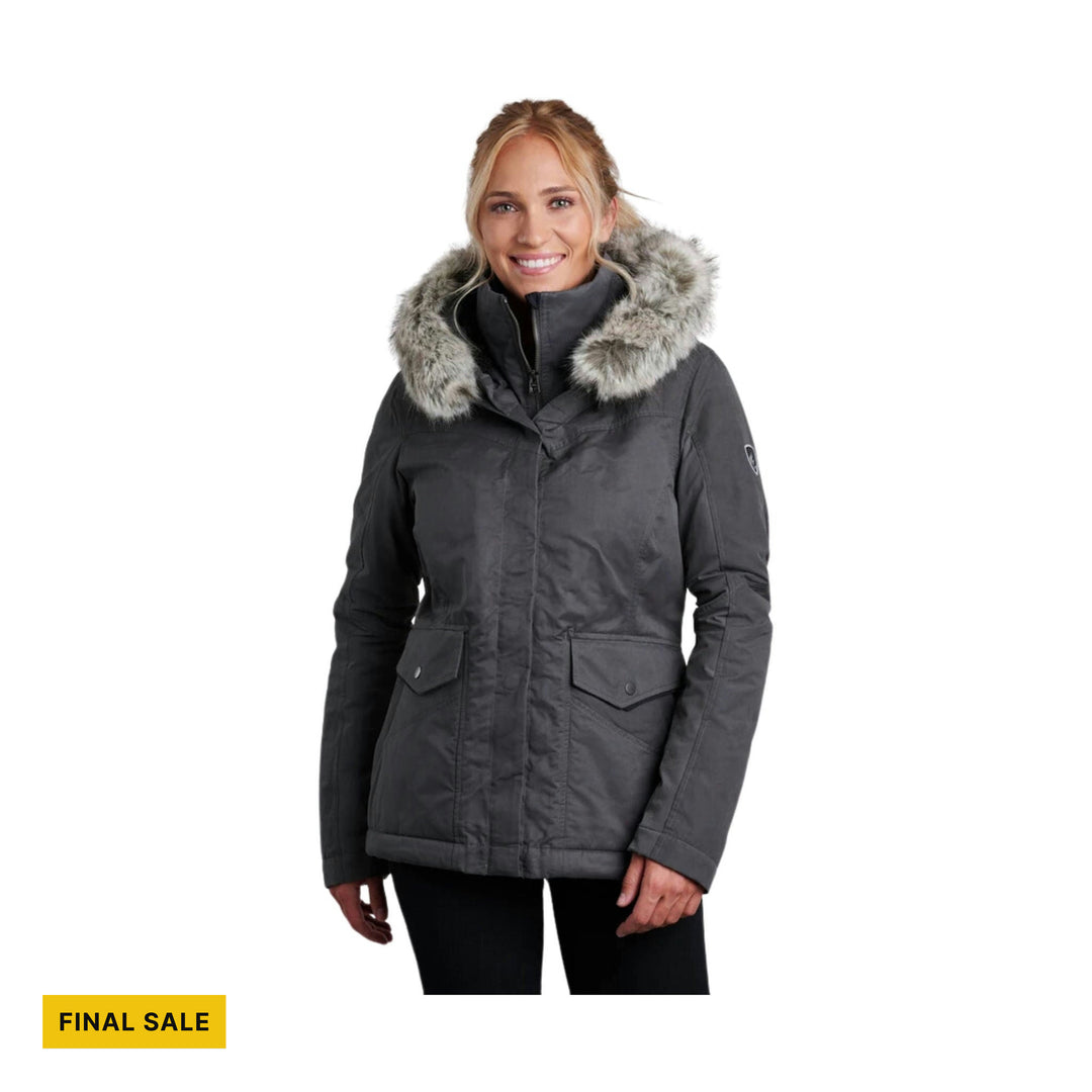 Kuhl Women's Ukon Fleece Lined Hoody - Carbon - FINAL SALE - Lenny's Shoe & Apparel