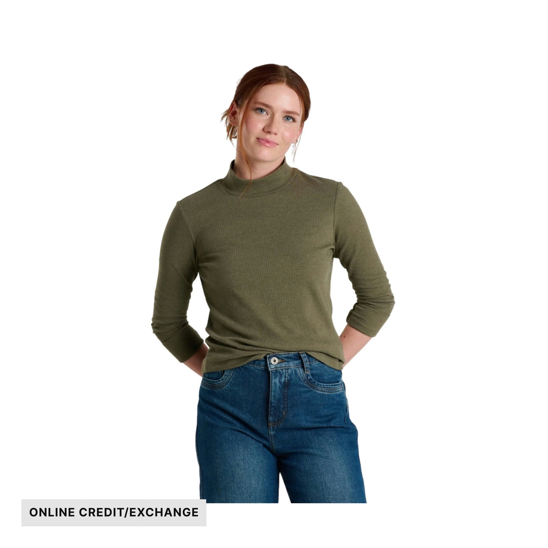 Kuhl Women's Verona Rib Long Sleeve Shirt - Vine - ONLINE CREDIT/EXCHANGE - Lenny's Shoe & Apparel