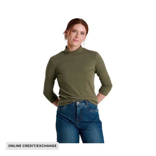 Kuhl Women's Verona Rib Long Sleeve Shirt - Vine - ONLINE CREDIT/EXCHANGE - Lenny's Shoe & Apparel