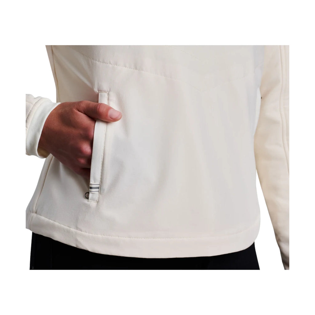 Kuhl Women's Aero Fleece Pullover - Ivory - Lenny's Shoe & Apparel