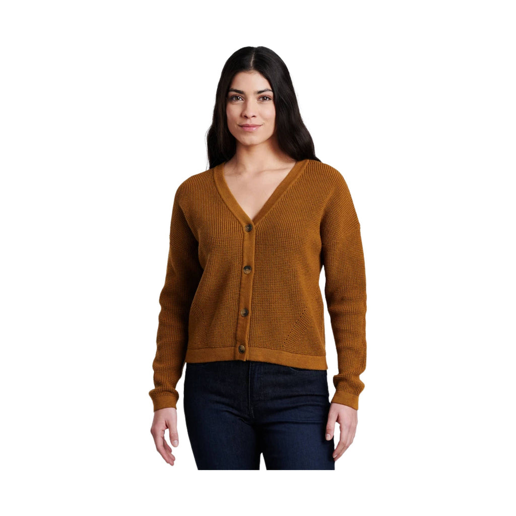 Kuhl Women's Brynn Cardigan Sweater - Tuscan Sun - Lenny's Shoe & Apparel