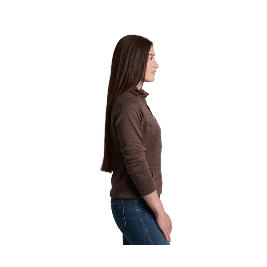 Kuhl Women's Elia Pullover - Coffee - Lenny's Shoe & Apparel