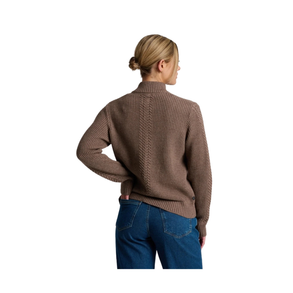 Kuhl Women's Fireside Henley Sweater - Coffee - Lenny's Shoe & Apparel