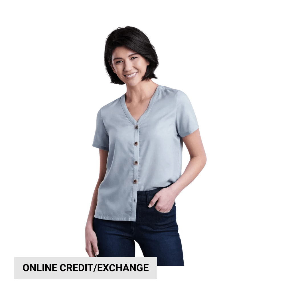 Kuhl Women's Hadley Short Sleeve Top - Mist - Lenny's Shoe & Apparel