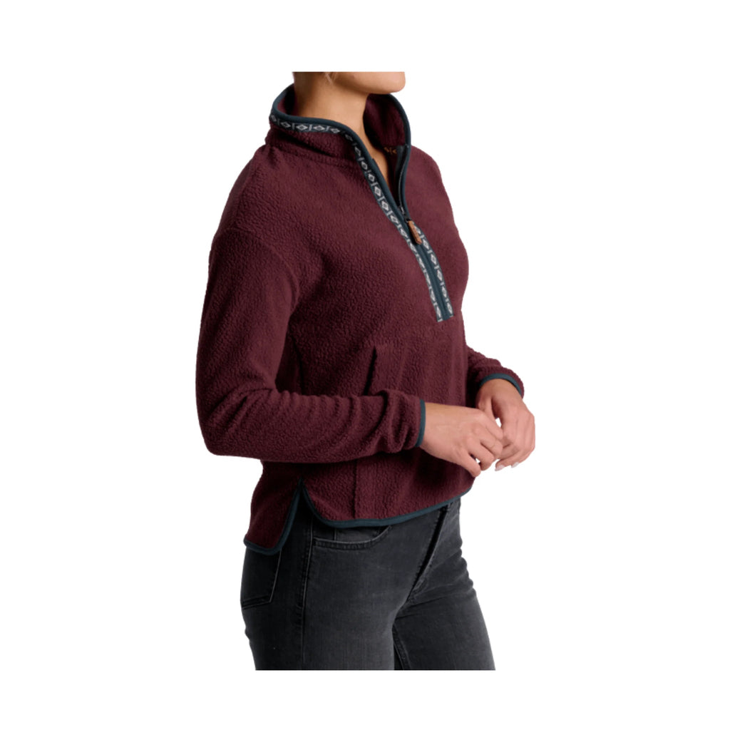 Kuhl Women's Hygge Half Zip - Raisin - Lenny's Shoe & Apparel