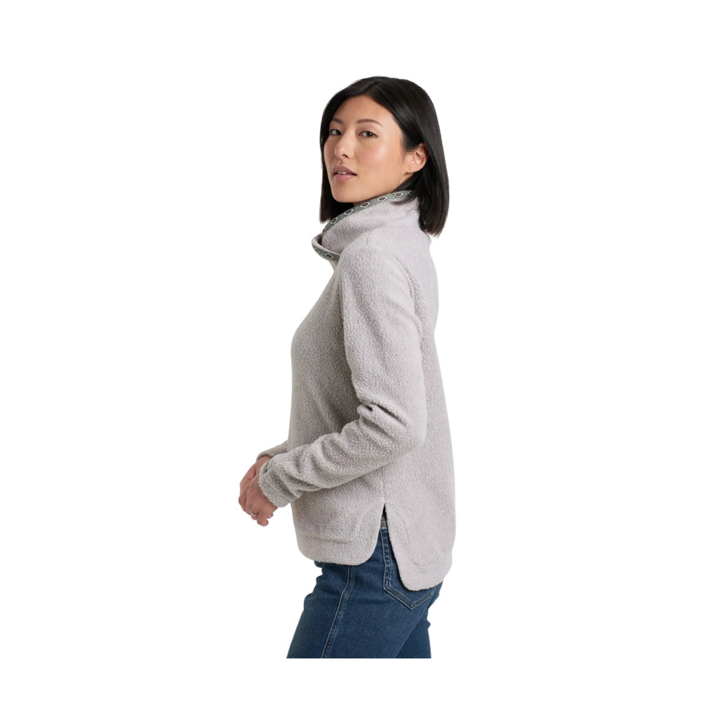 Kuhl Women's Hygge Snap Pullover - Natural - Lenny's Shoe & Apparel