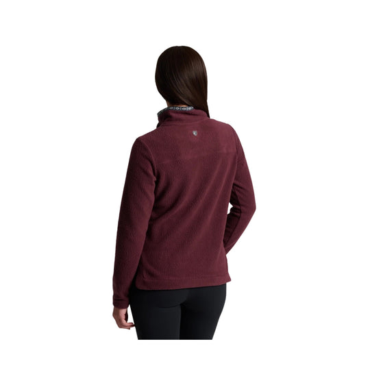 Kuhl Women's Hygge Snap Pullover - Raisin - Lenny's Shoe & Apparel