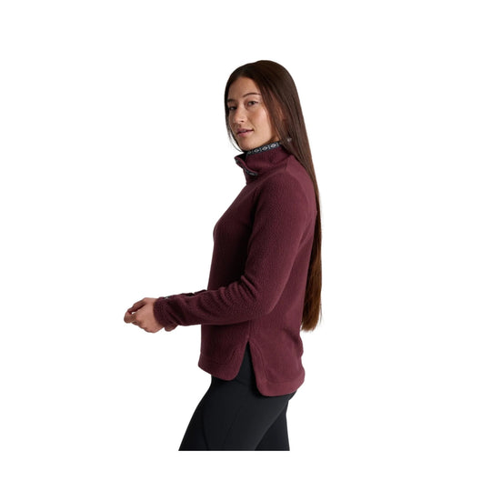 Kuhl Women's Hygge Snap Pullover - Raisin - Lenny's Shoe & Apparel