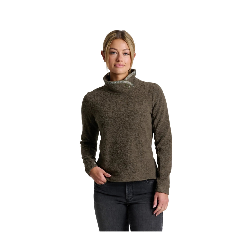 Kuhl Women's Hygge Snap Pullover - Vine - Lenny's Shoe & Apparel