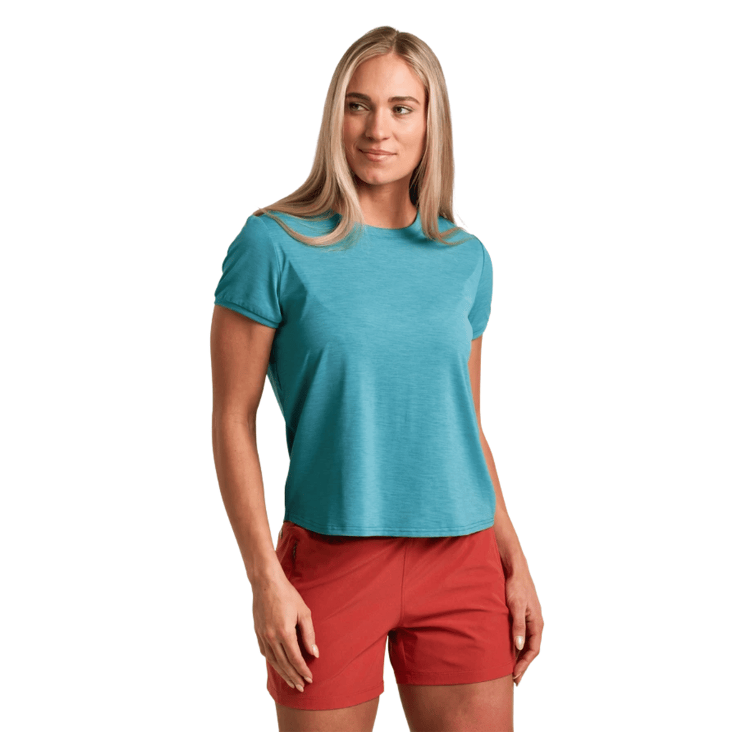 Kuhl Women's Inspira Short Sleeve - Aqua - Lenny's Shoe & Apparel