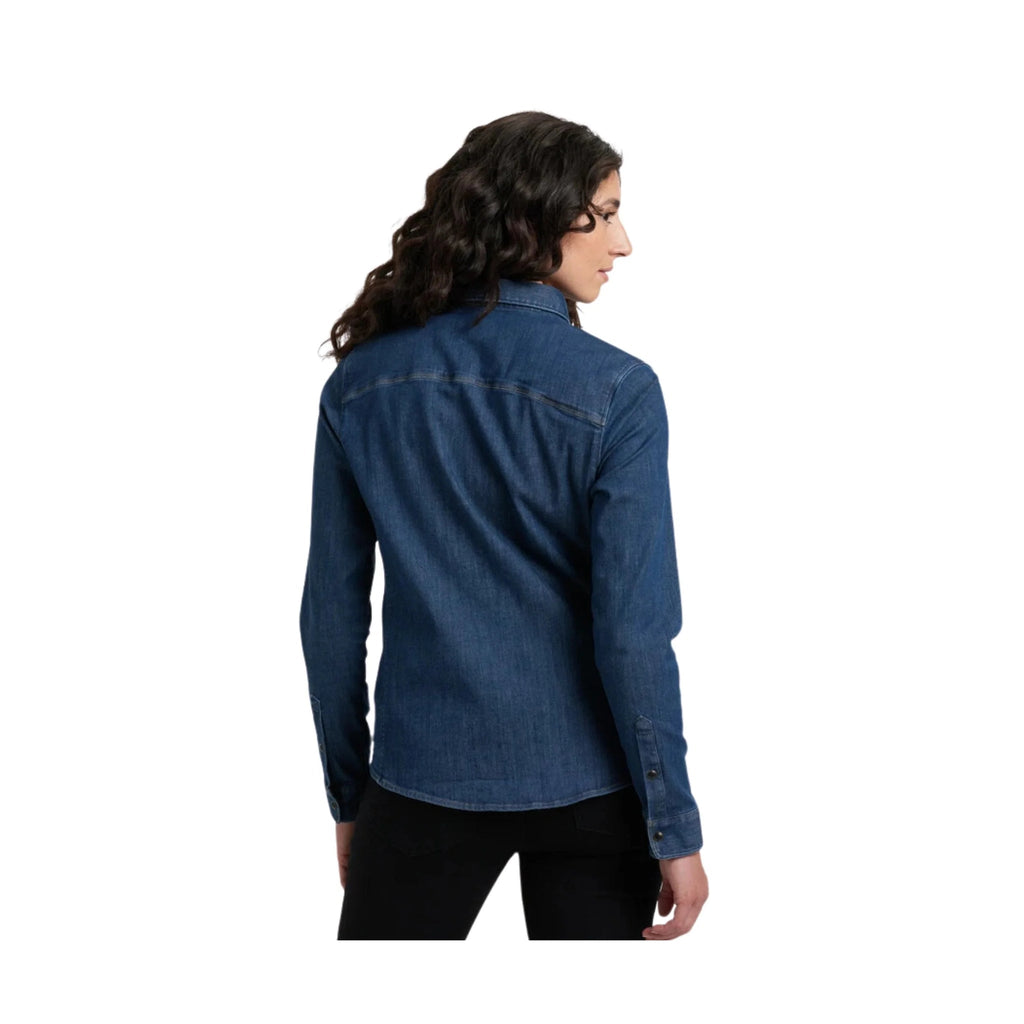 Kuhl Women's Josie Denim Long Sleeve Shirt - Vintage Blue - Lenny's Shoe & Apparel