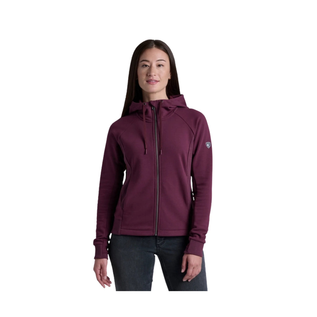 Kuhl Women's Karisma Full Zip Hoody - Winter Berry - Lenny's Shoe & Apparel