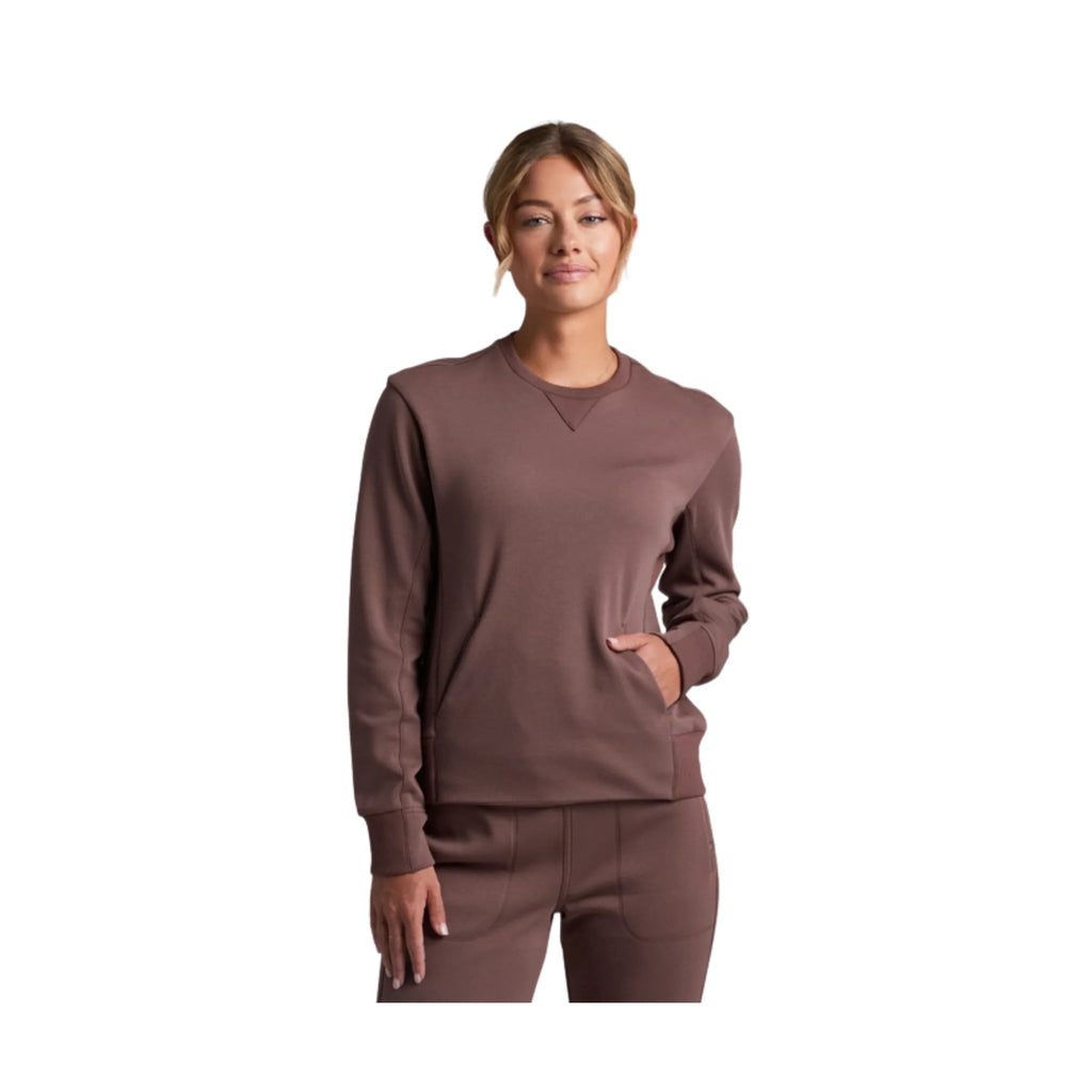 Kuhl Women's Kozy Crew Sweatshirt - Coffee - Lenny's Shoe & Apparel