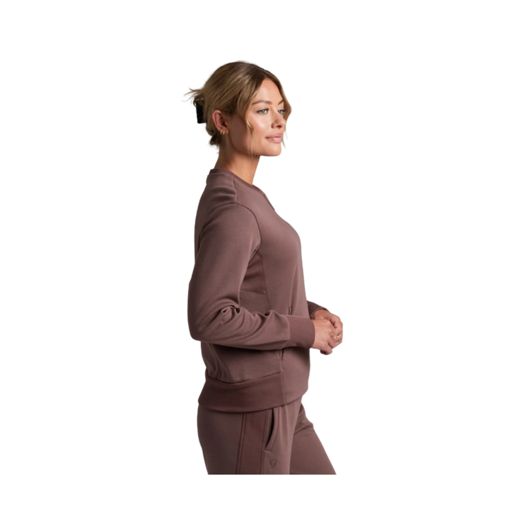 Kuhl Women's Kozy Crew Sweatshirt - Coffee - Lenny's Shoe & Apparel