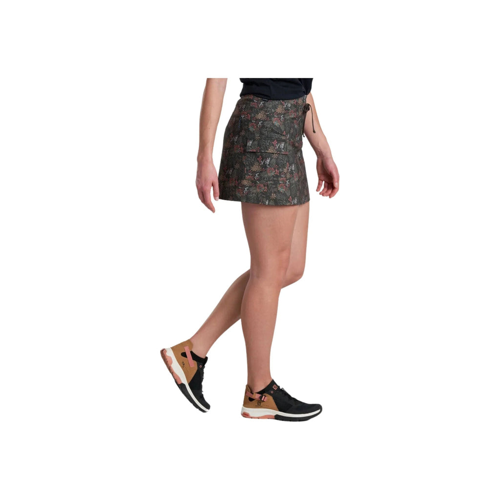 Kuhl Women's Kruiser Getaway Skort - Carbon Woodland - Lenny's Shoe & Apparel