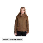 Kuhl Women's Law Fleece Lined Hoody - Dark Khaki - Lenny's Shoe & Apparel