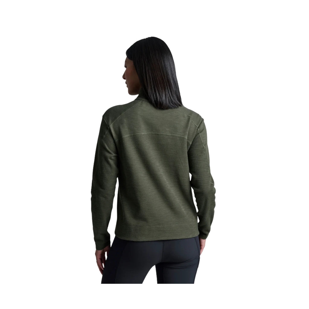 Kuhl Women's Lola Half Zip - Dark Moss - Lenny's Shoe & Apparel
