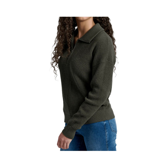 Kuhl Women's Norda Quarter Zip Sweater - Vine - Lenny's Shoe & Apparel