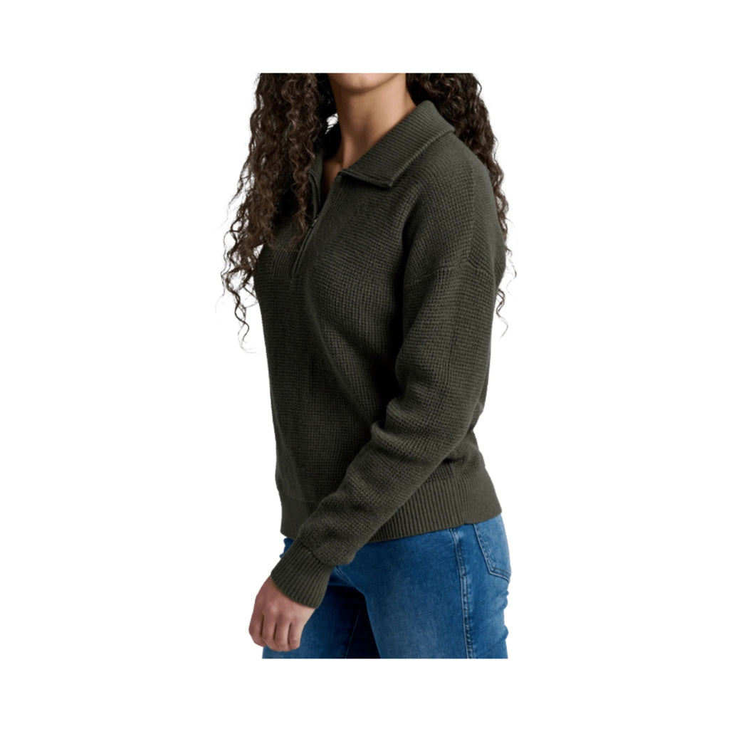Kuhl Women's Norda Quarter Zip Sweater - Vine - Lenny's Shoe & Apparel