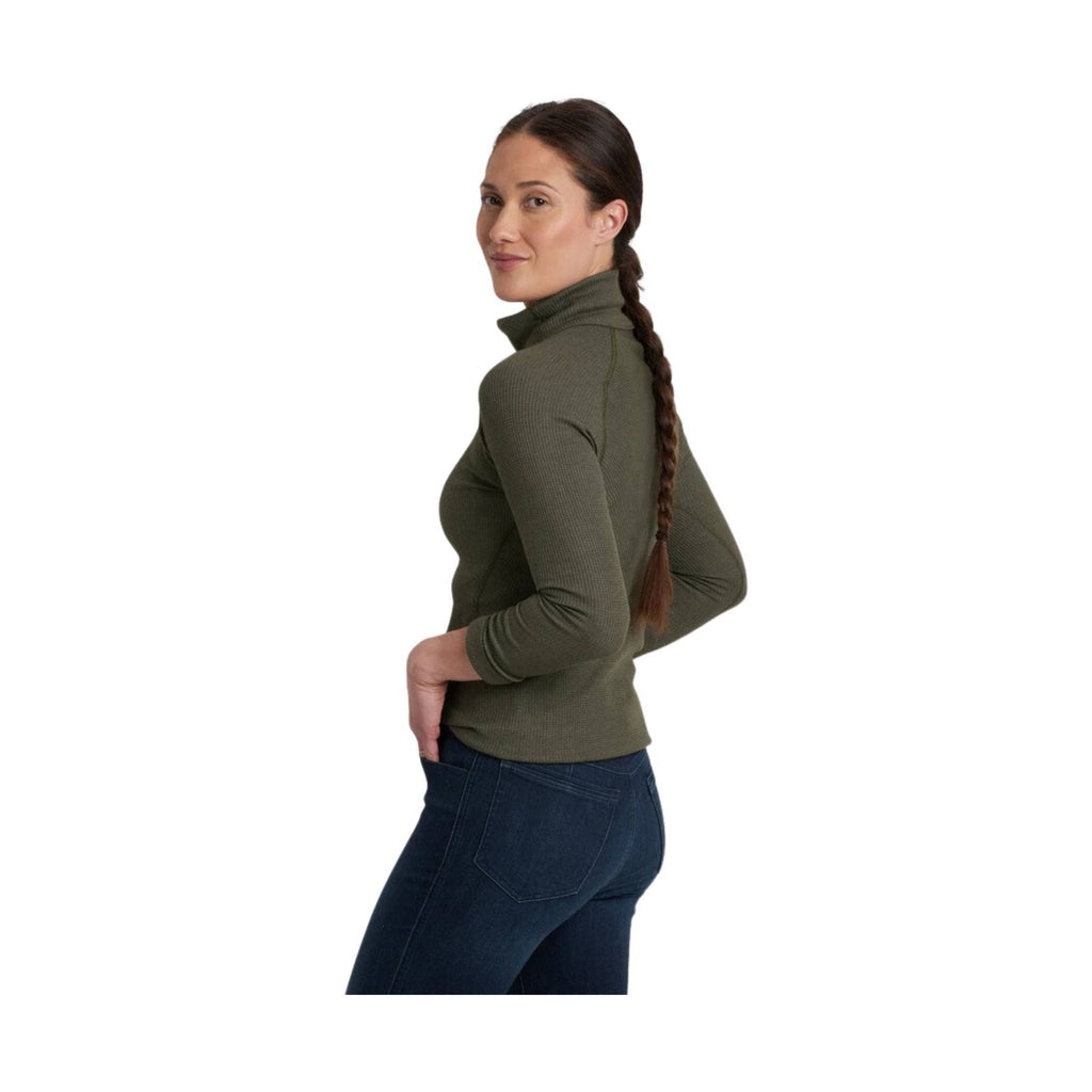 Kuhl Women's Petra Turtleneck - Dark Moss - Lenny's Shoe & Apparel