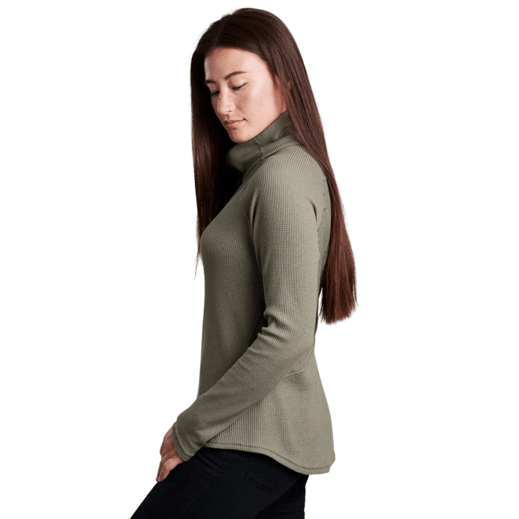 Kuhl Women's Petra Turtleneck - Sage FINAL SALE - Lenny's Shoe & Apparel