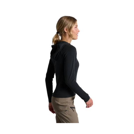 Kuhl Women's Remi Half Zip Hoody - Black - Lenny's Shoe & Apparel