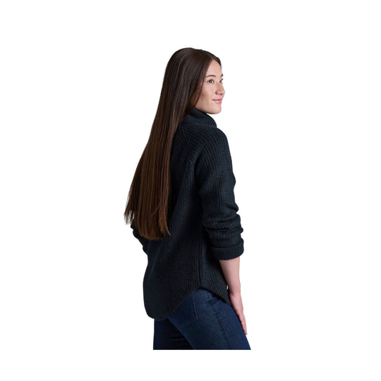 Kuhl Women's Sienna Sweater - Black - Lenny's Shoe & Apparel